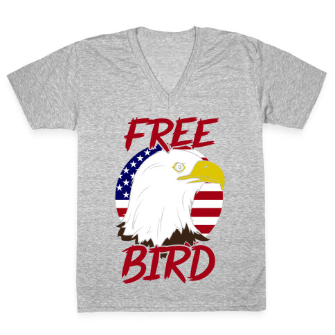 Free Bird V-Neck Tee Shirt