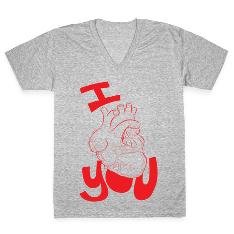 I heart you V-Neck Tee Shirt