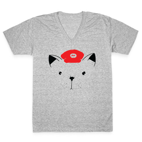 Meow-io V-Neck Tee Shirt