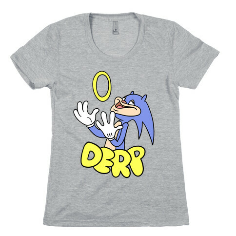 Derp Sonic Womens T-Shirt