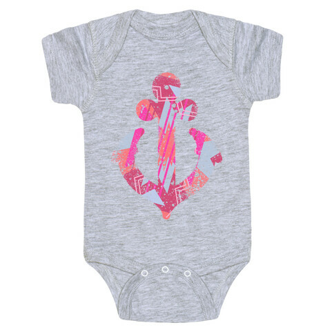 Aztec Anchor Baby One-Piece