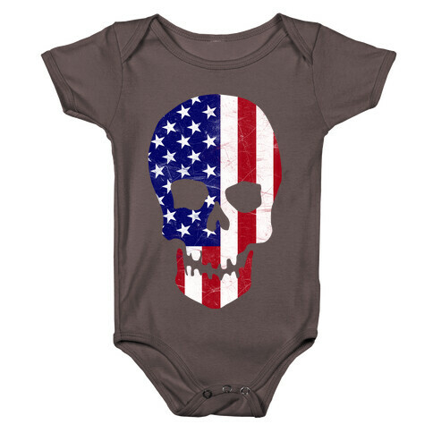 American Skull Baby One-Piece