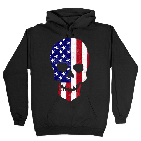 American Skull Hooded Sweatshirt