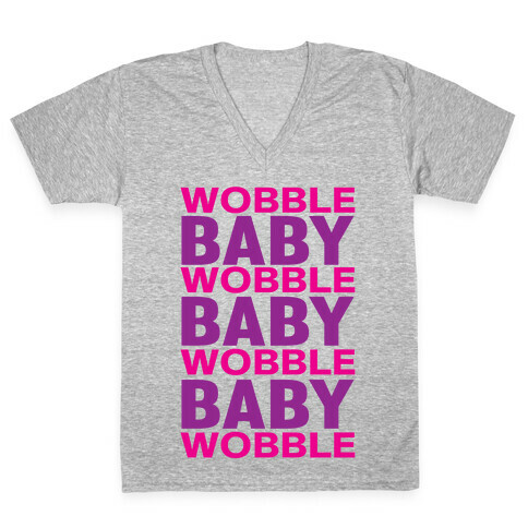 Wobble Baby V-Neck Tee Shirt