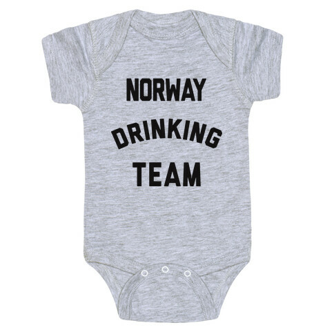 Norway Drinking Team Baby One-Piece