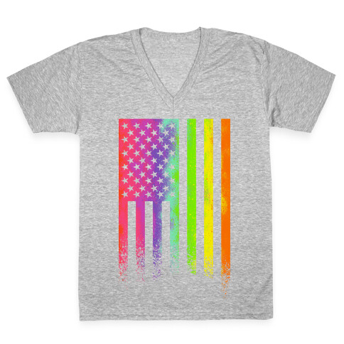 American Pride V-Neck Tee Shirt