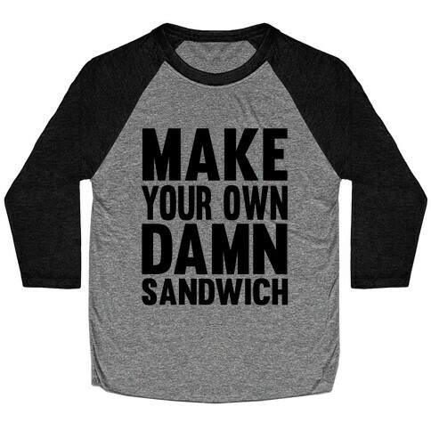 Make Your Own Baseball Tee