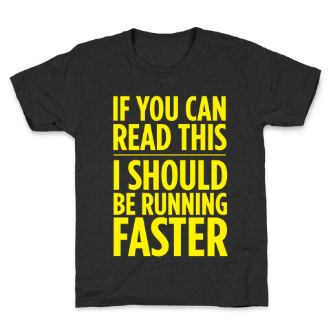 I Should Be Running Kids T-Shirt