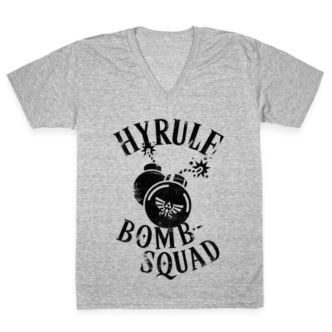 Hyrule Bomb Squad V-Neck Tee Shirt