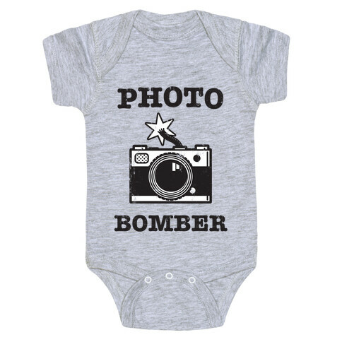 Photo Bomber Baby One-Piece