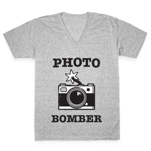 Photo Bomber V-Neck Tee Shirt