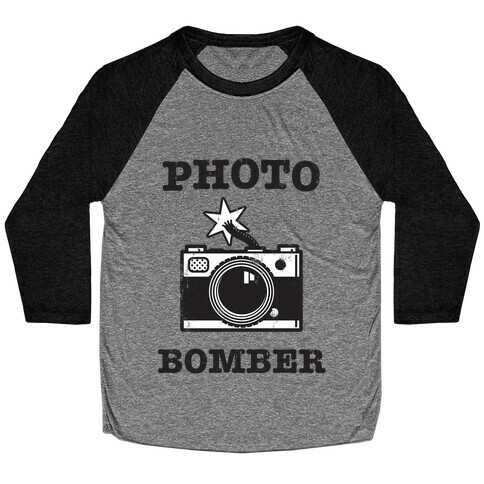 Photo Bomber Baseball Tee