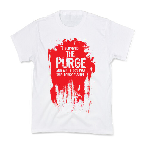 I Survived The Purge Kids T-Shirt