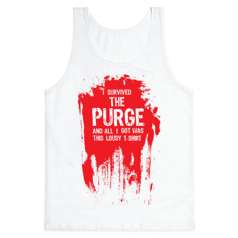 I Survived The Purge Tank Top