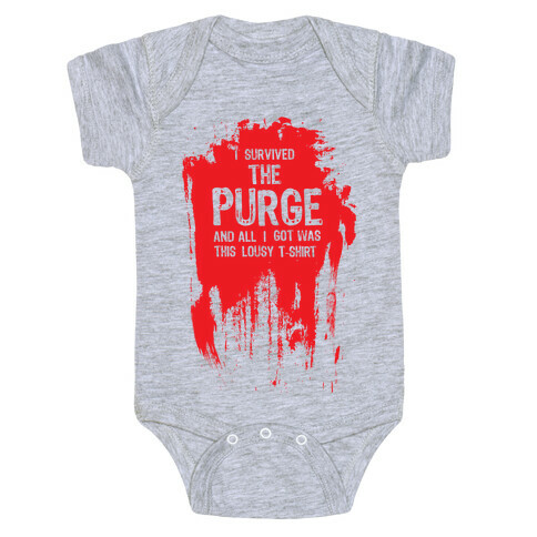 I Survived The Purge Baby One-Piece