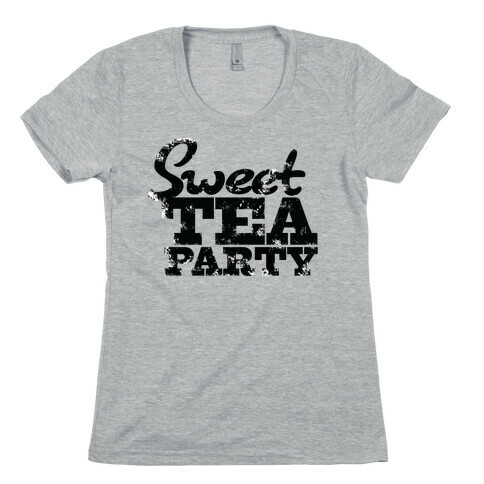 Sweet Tea Party Womens T-Shirt