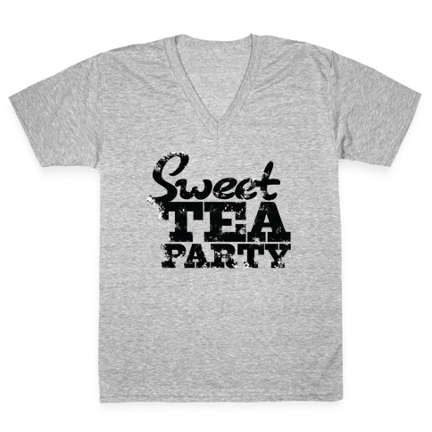 Sweet Tea Party V-Neck Tee Shirt