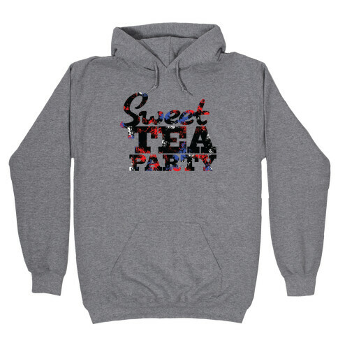 Sweet Tea Party (Colors) Hooded Sweatshirt