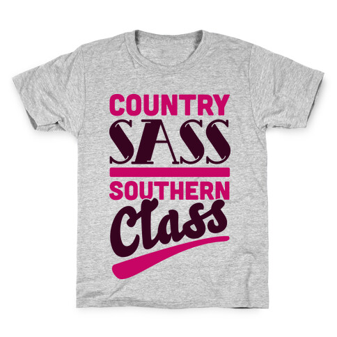 Country Sass Southern Class Kids T-Shirt