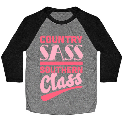 Country Sass Southern Class Baseball Tee