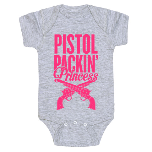 Pistol Packin' Princess Baby One-Piece