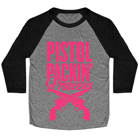 Pistol Packin' Princess Baseball Tee
