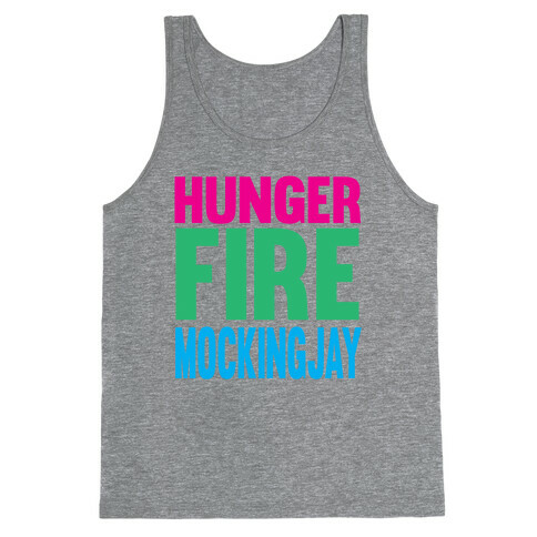 Hunger Fire Mockingjay Tank Top