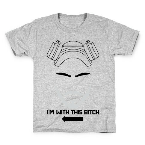 I'm With This Bitch. (Walt and Jesse Couples Shirts) Kids T-Shirt