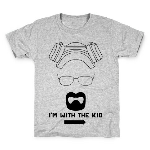 I'm With The Kid. (Walt and Jesse Couples Shirts) Kids T-Shirt