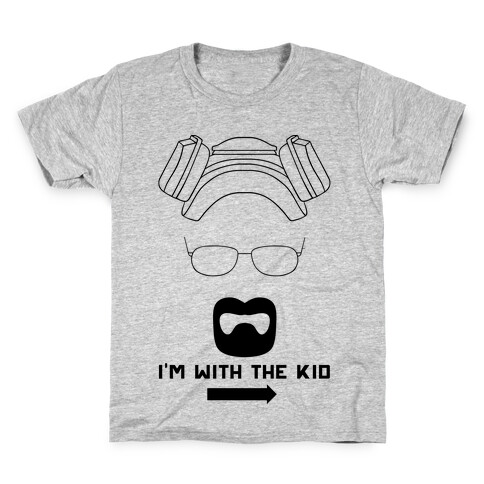 I'm With The Kid. (Walt and Jesse Couples Shirts) Kids T-Shirt