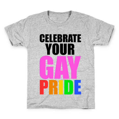 Celebrate Gay Pride Kids T-Shirt