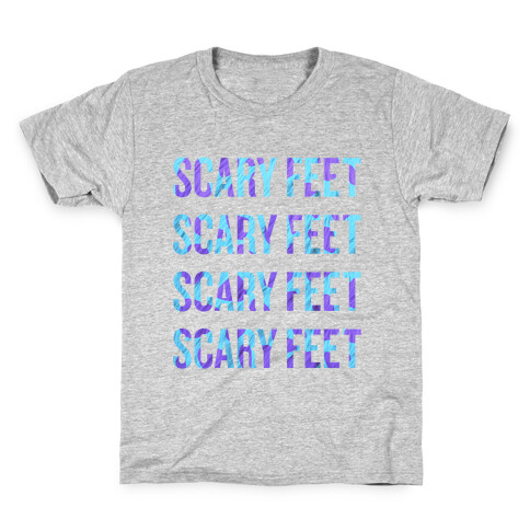 Scary Feet Scary Feet (Text) Kids T-Shirt