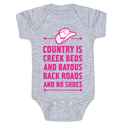Country Is Baby One-Piece