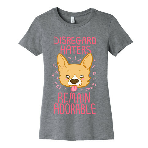 Disregard Haters Womens T-Shirt