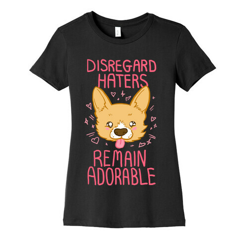 Disregard Haters Womens T-Shirt