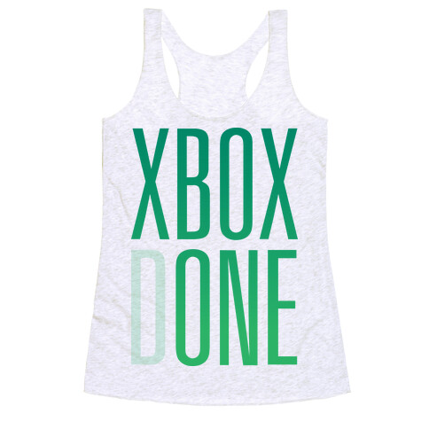 Xbox Done Racerback Tank Top