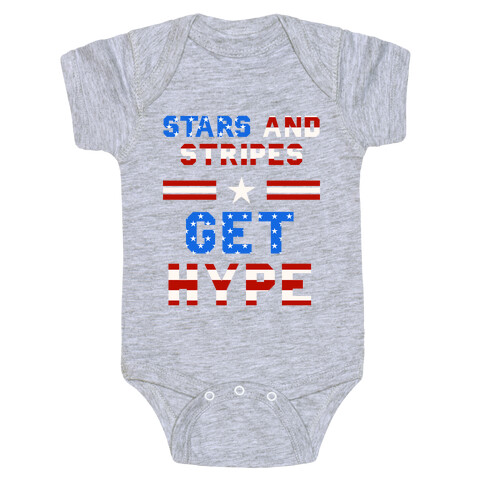 Stars And Stripes Get Hype Baby One-Piece