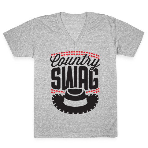 Country Swag V-Neck Tee Shirt