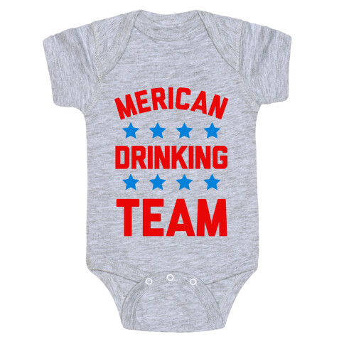 Merican Drinking Team Baby One-Piece