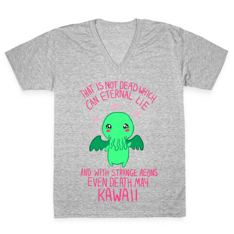 Kawaii Cthulhu V-Neck Tee Shirt