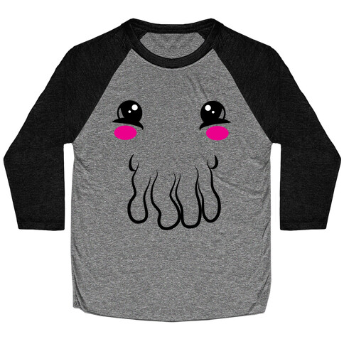 Cthulhu Face Baseball Tee