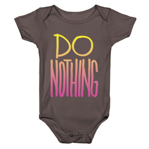 Do Nothing (Gradient) Baby One-Piece