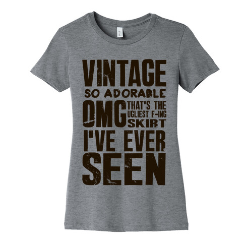 Vintage So Adorable Womens T-Shirt
