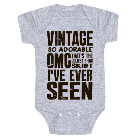 Vintage So Adorable Baby One-Piece