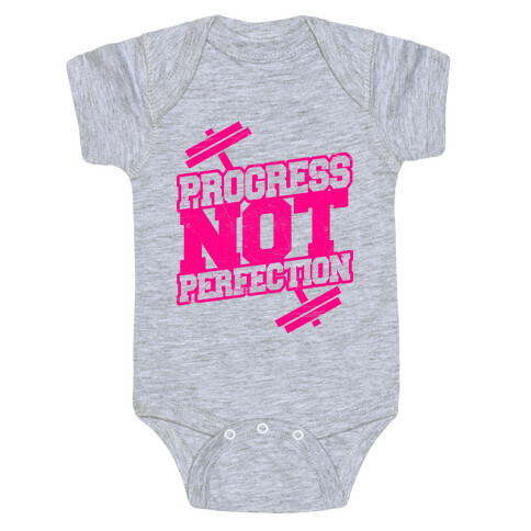 Progress Not Perfection Baby One-Piece