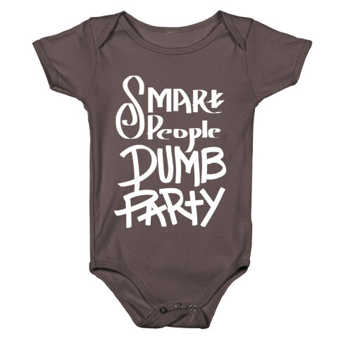 Smart People, Dumb Party Baby One-Piece