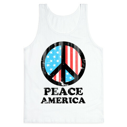 Peace America Tank Top