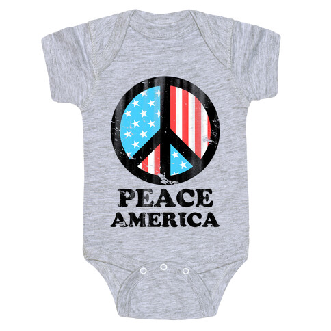 Peace America Baby One-Piece