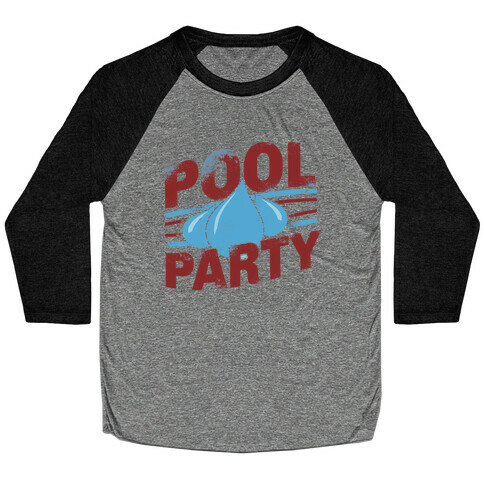 Pool Party Baseball Tee