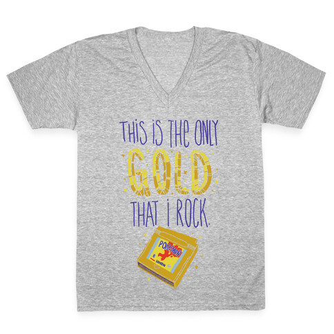 Gold Version V-Neck Tee Shirt